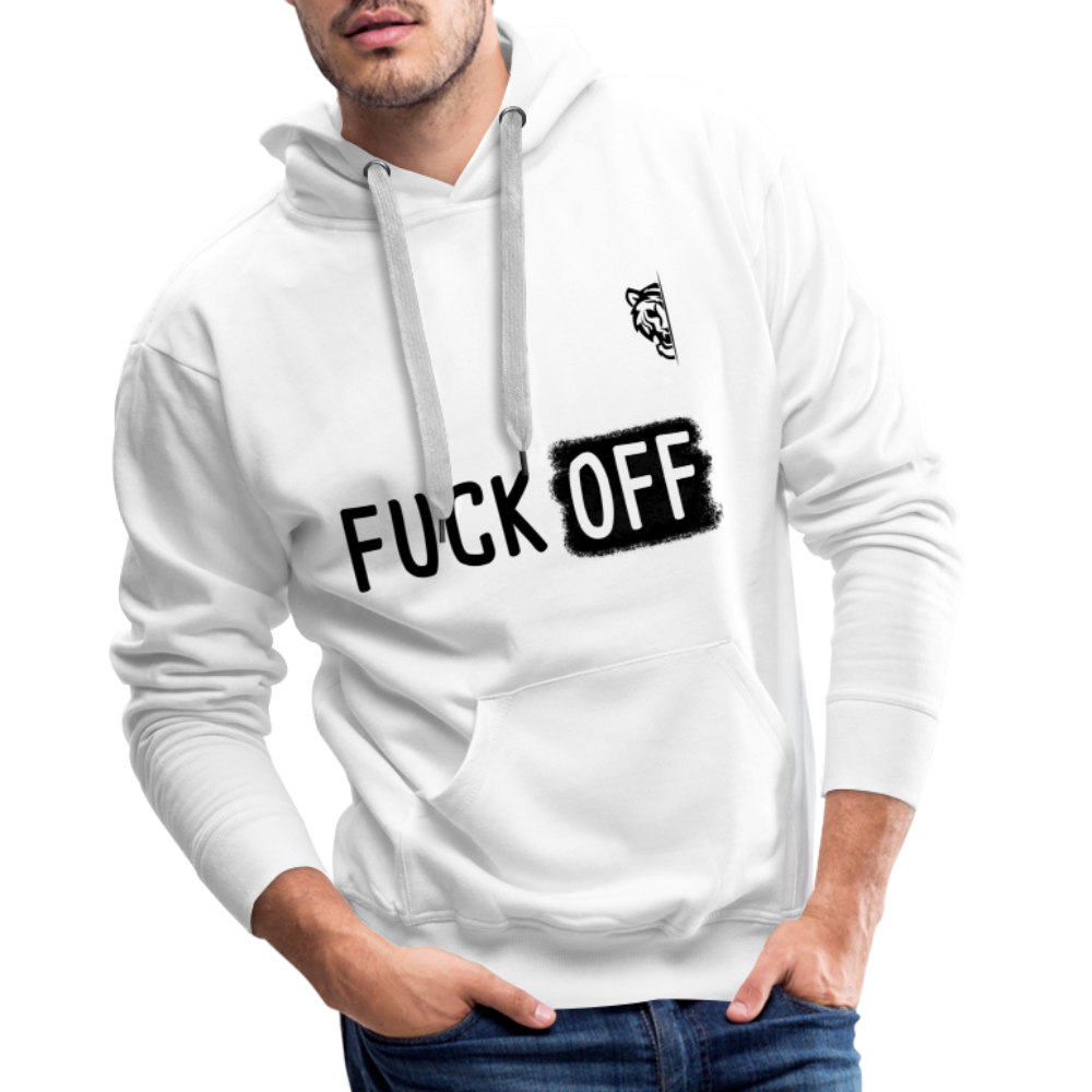 Men’s Premium Hoodie (White) - white