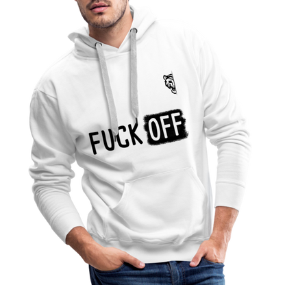 Men’s Premium Hoodie (White) - white