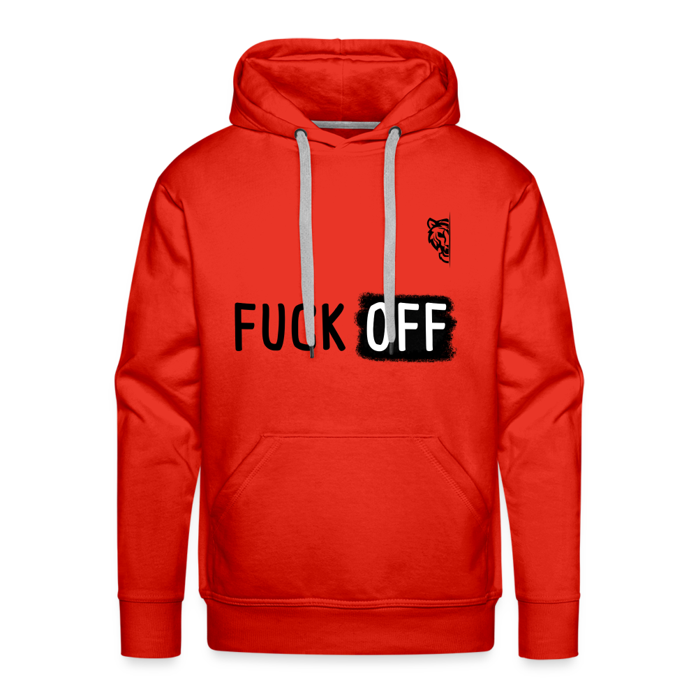 Men’s Premium Hoodie (White) - red
