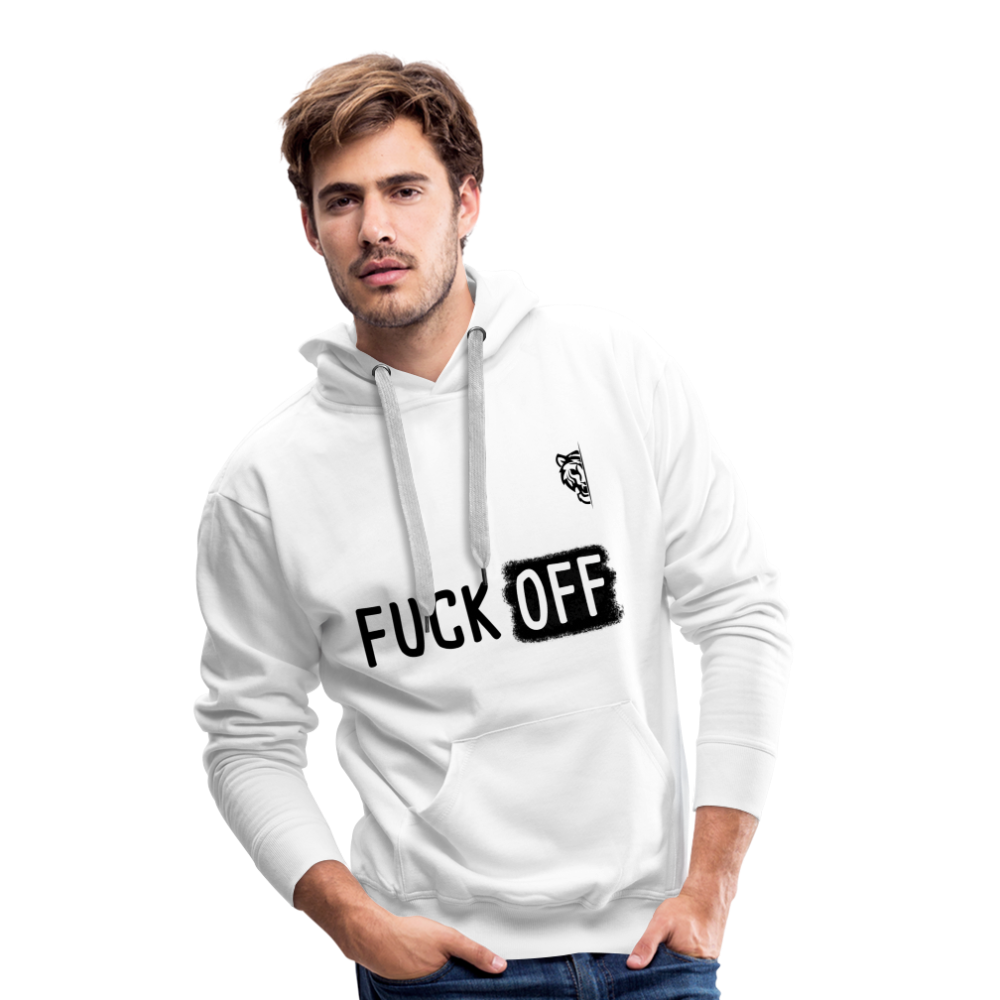 Men’s Premium Hoodie (White) - white