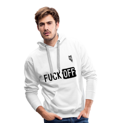 Men’s Premium Hoodie (White) - white