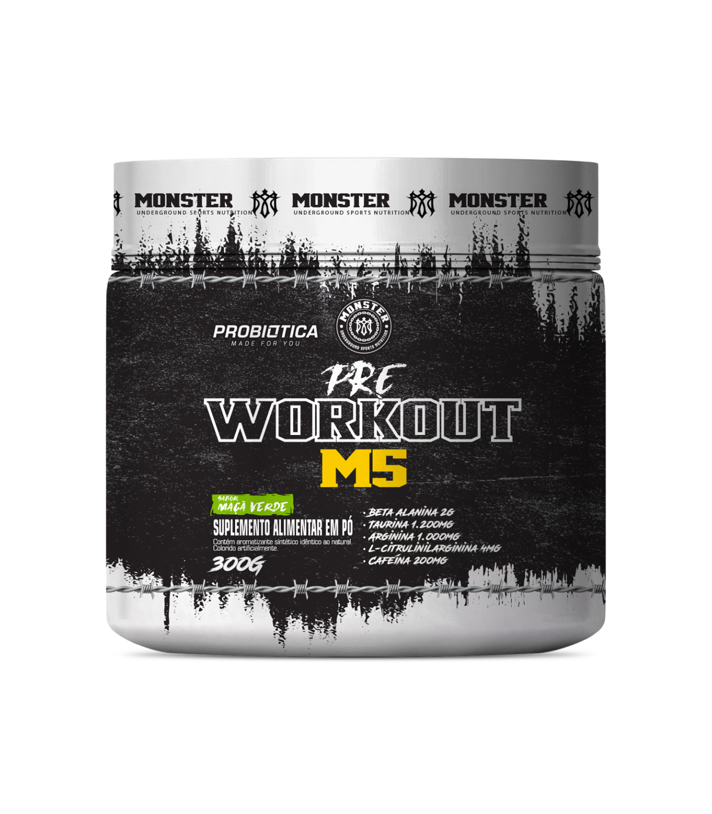 M5 Pre-Workout 300g – Green Apple