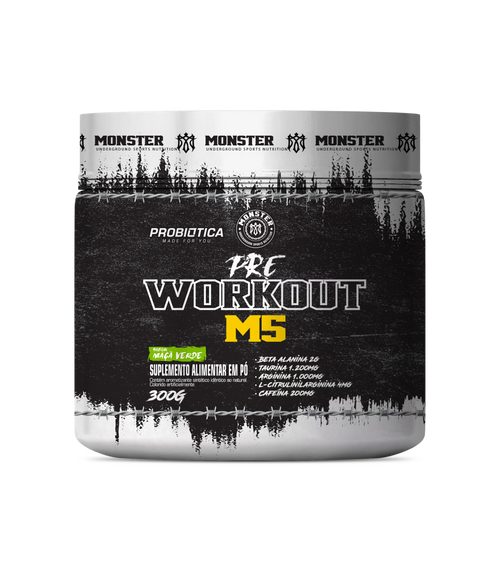 M5 Pre-Workout 300g – Green Apple