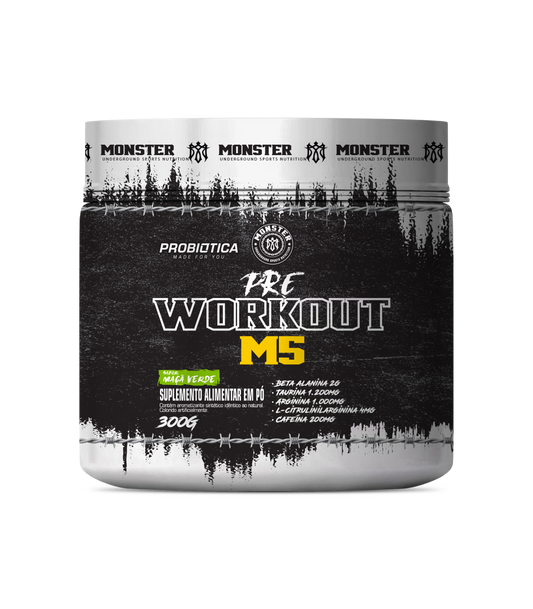 M5 Pre-Workout 300g – Green Apple